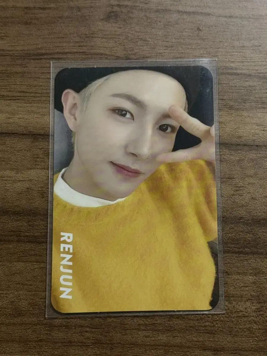 nct dream renjun photocard yellowrenjun