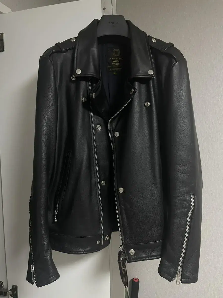 Diaphanous Johnny Rider Leather Jacket