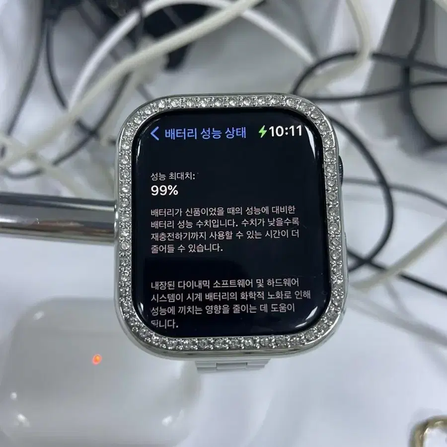 애플워치8 45mm 미드나이트 gps 알루미늄