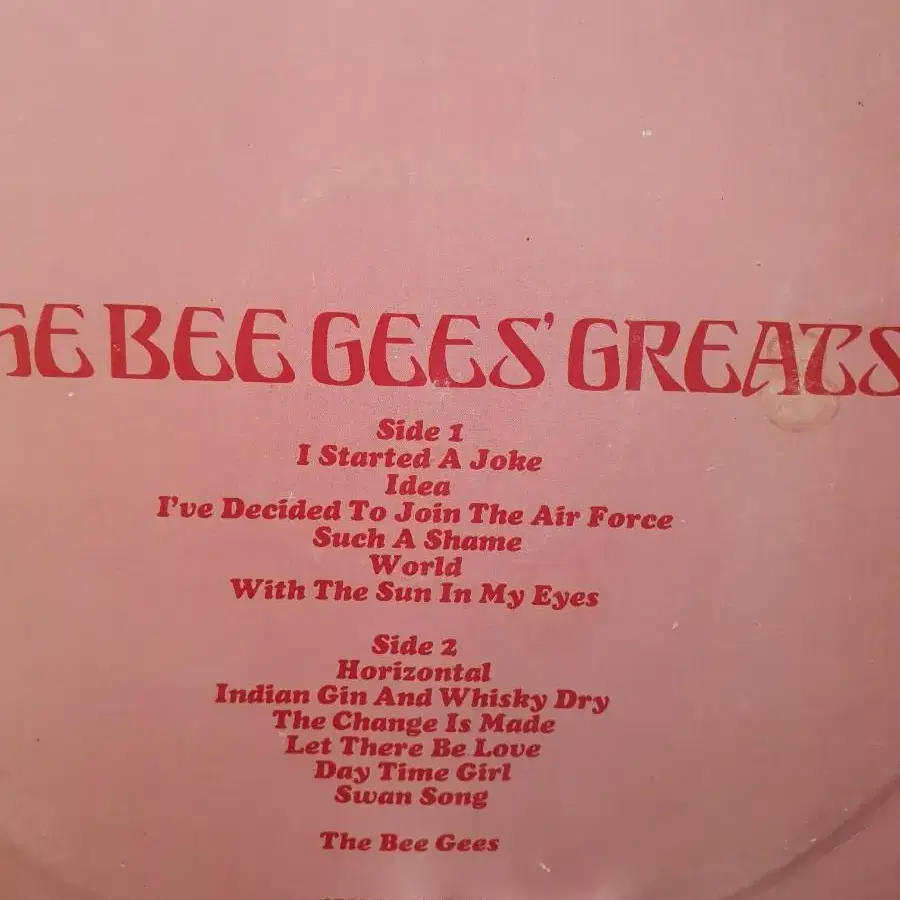 lp. bee gees 수입