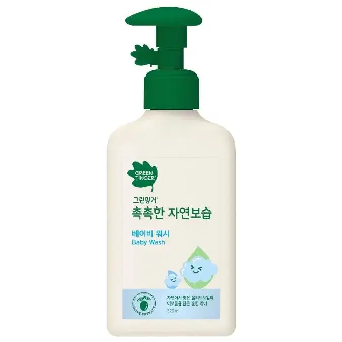 그린핑거 촉촉한 자연보습 베이비 워시 320ml