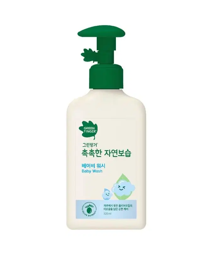 그린핑거 촉촉한 자연보습 베이비 워시 320ml