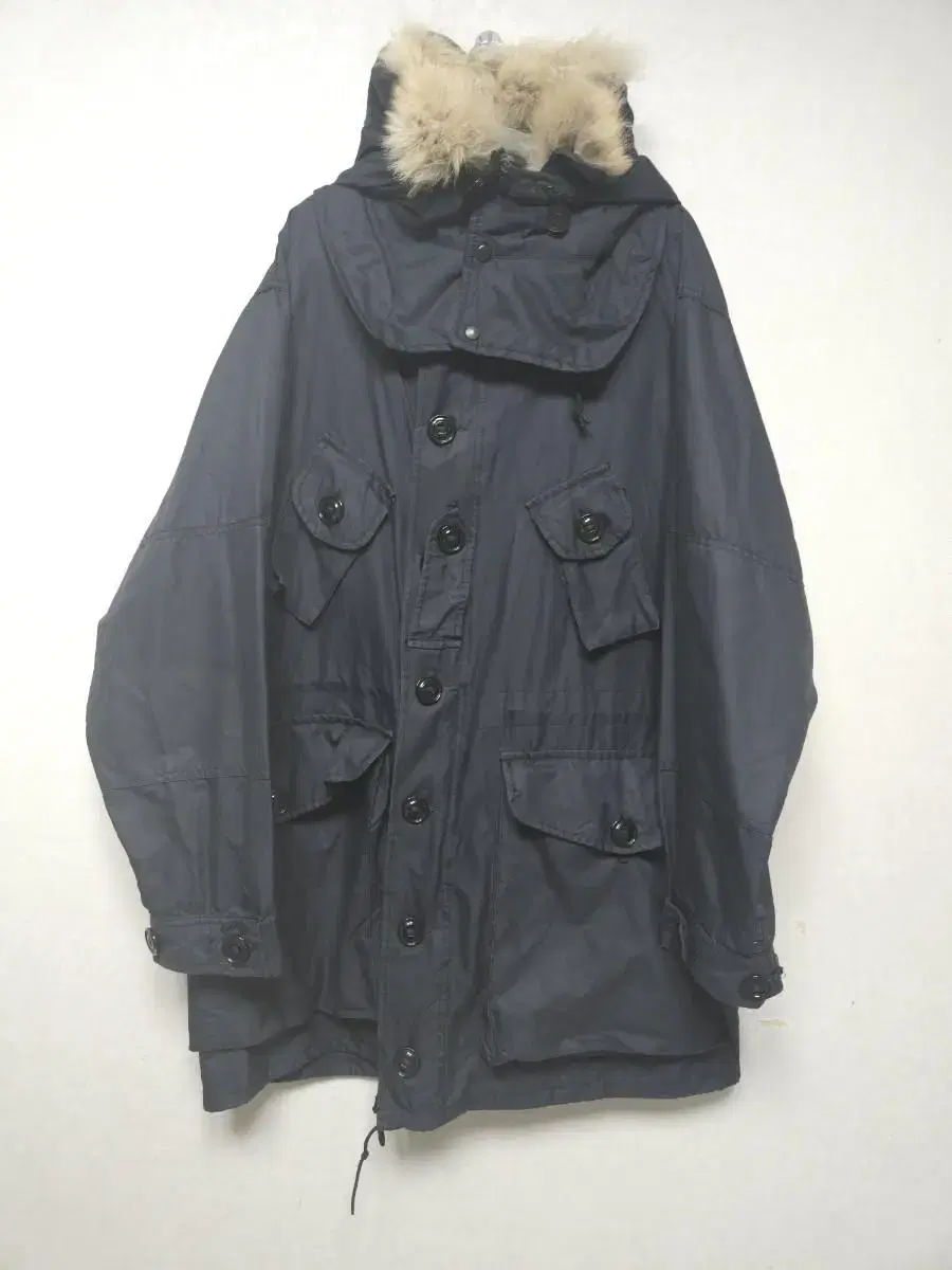 90s Canadian Forces Cold Weather Parka Navy Large