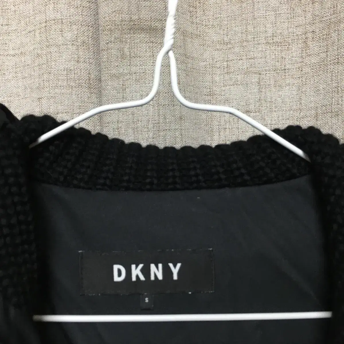 DKNY 남성 후드 구스 롱패딩 95