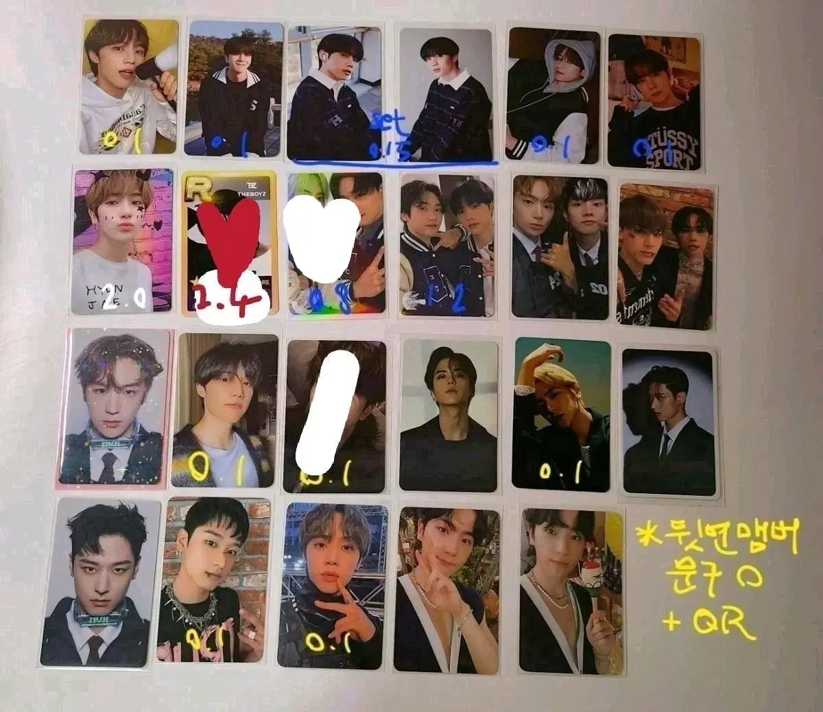 The Boyz The Oasis Lower Maverick seasons greetings Diddy Diddy Shudder Thrill Ride photocard WTS