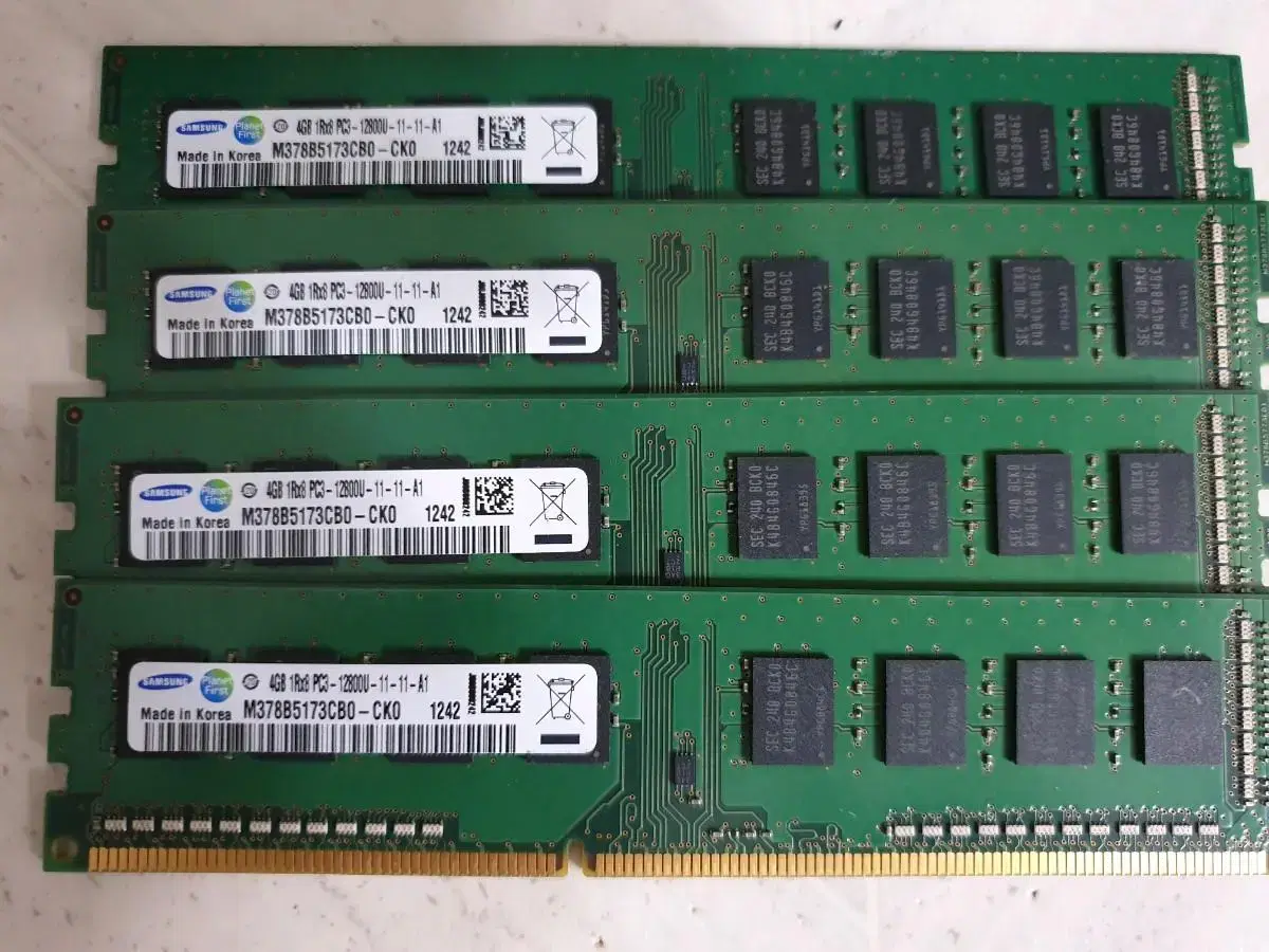 삼성PC3-12800 램 4GBx4