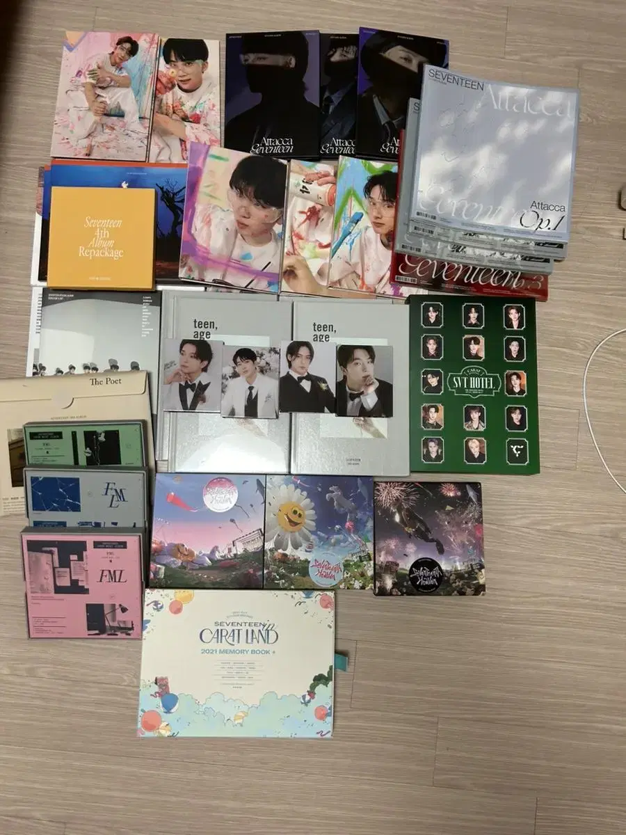 SEVENTEEN Goods Disposal Unsealed Album photocard Membership Kit Caratland 2021 Memory Book Bulk