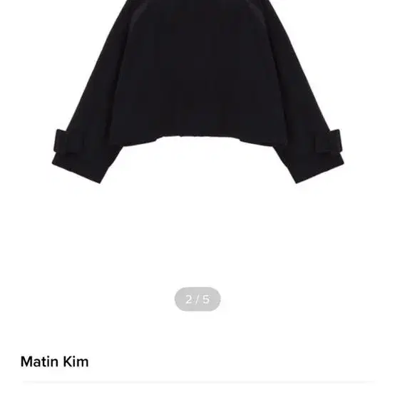 마뗑킴 matinkim RAGLAN WOOL COAT IN BLACK