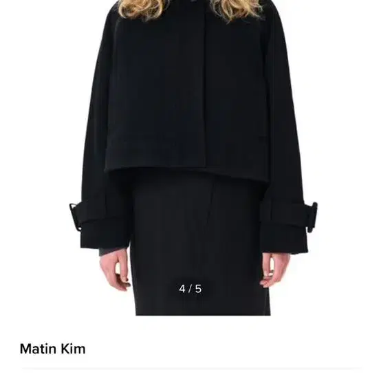 마뗑킴 matinkim RAGLAN WOOL COAT IN BLACK