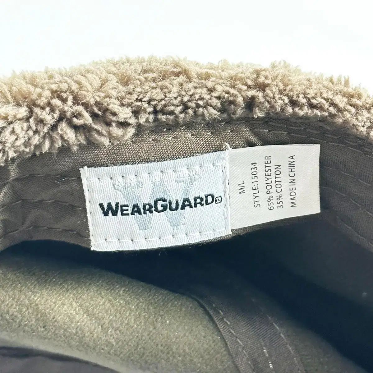 Wearguard 브라운 기모 트루퍼 버킷햇 모자