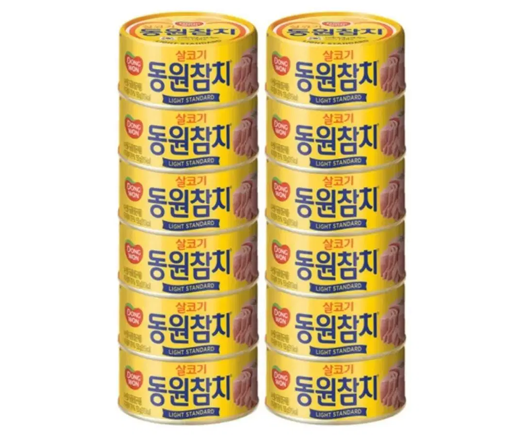 동원 라이트 스탠다드 참치 150g 12개