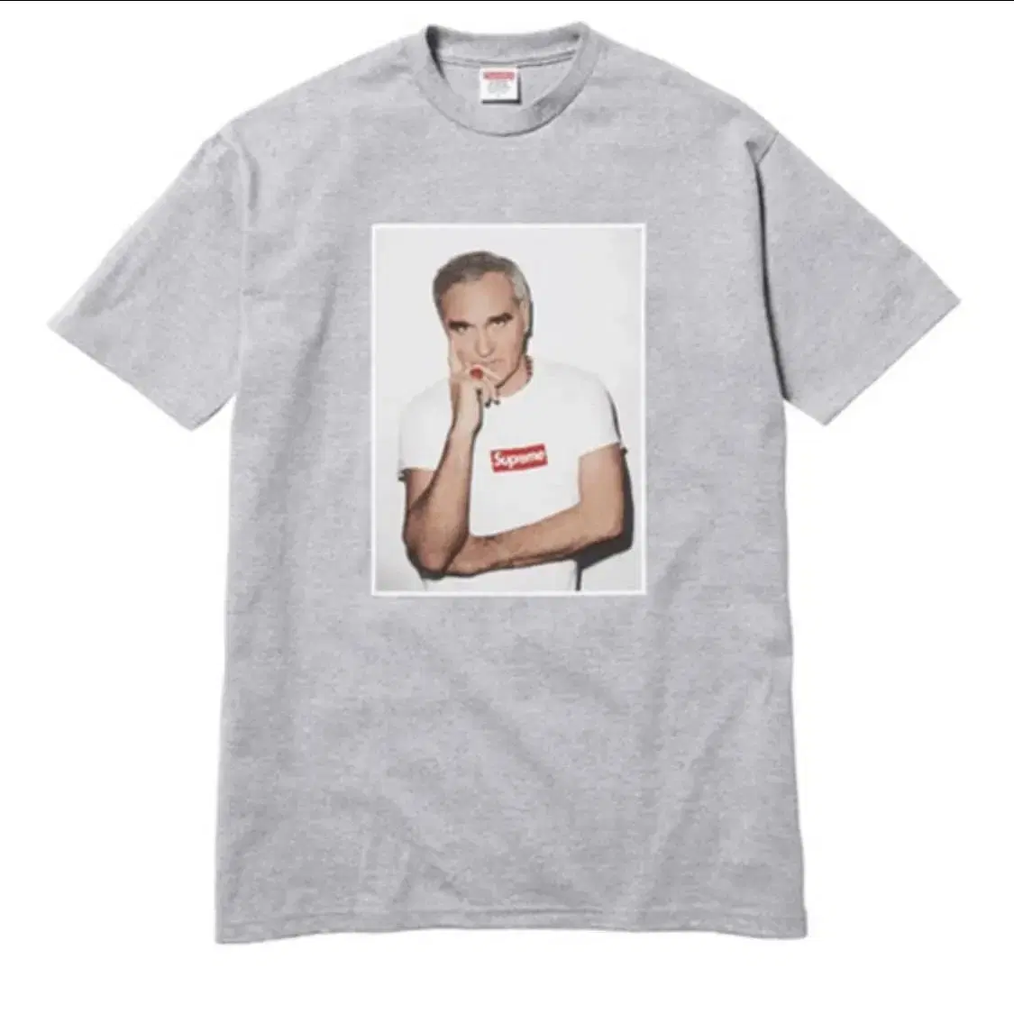 [M] Supreme Morrissey T-shirt Grey for SS16