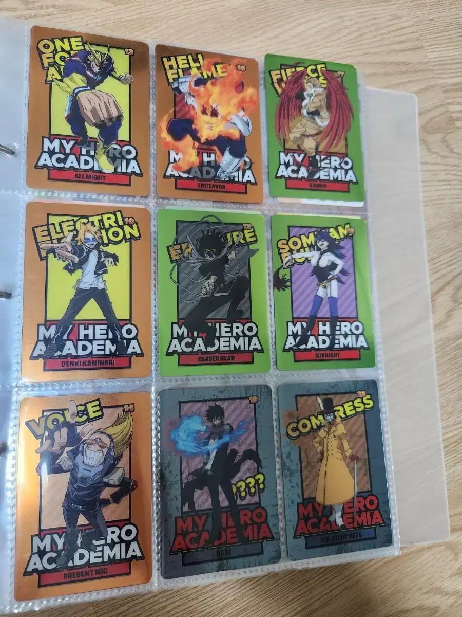 My Hero Academia Various Cards