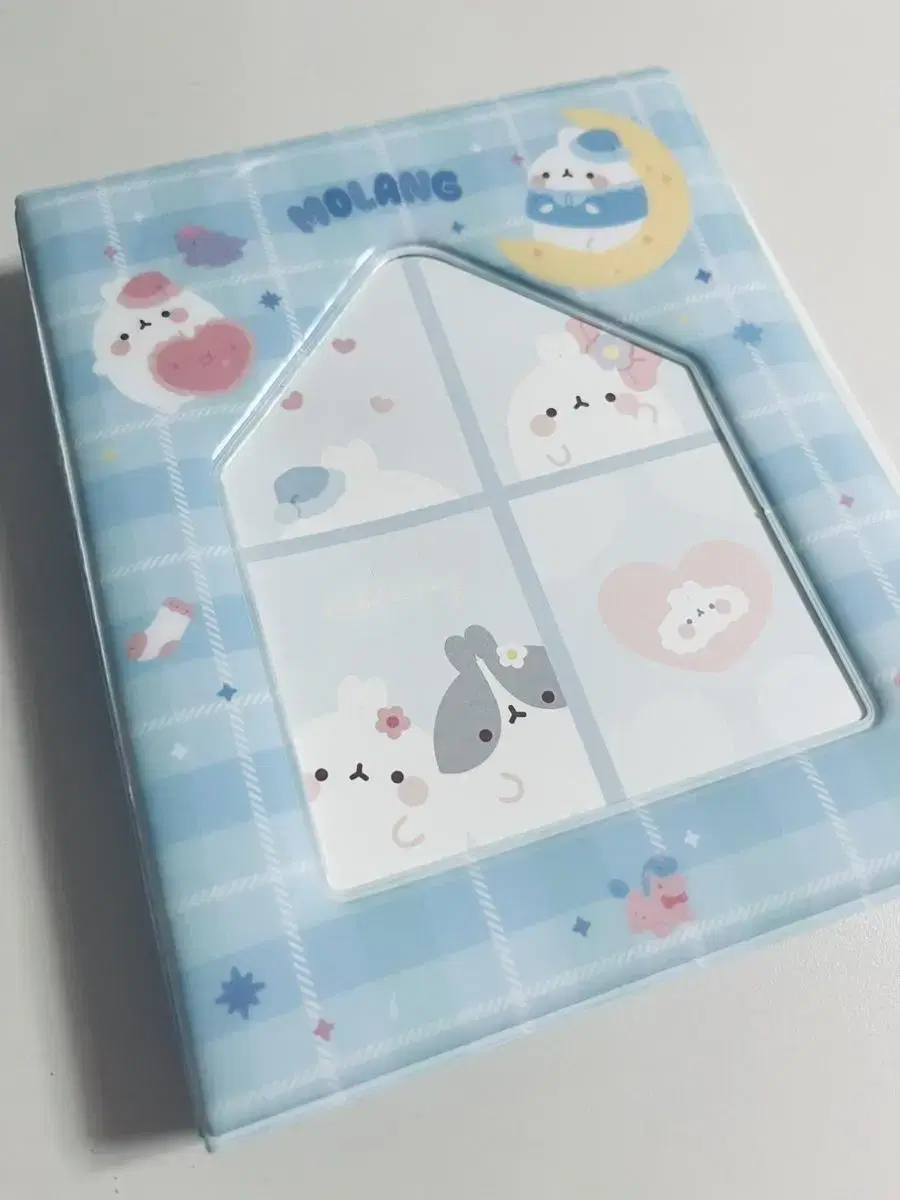 Molang 4 cut photo collectbook collect book binder album stickers