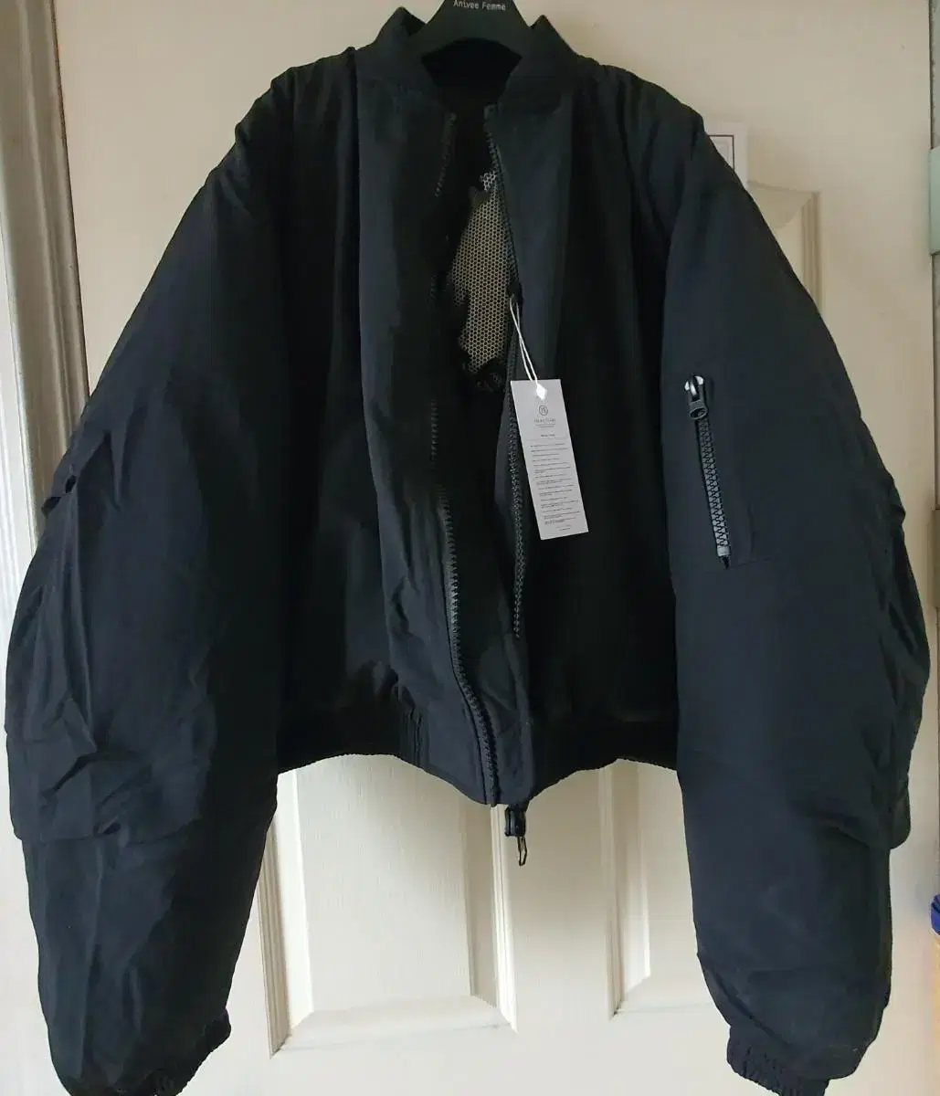 [L]Ironforno White Line ma-1 Padded Jacket.