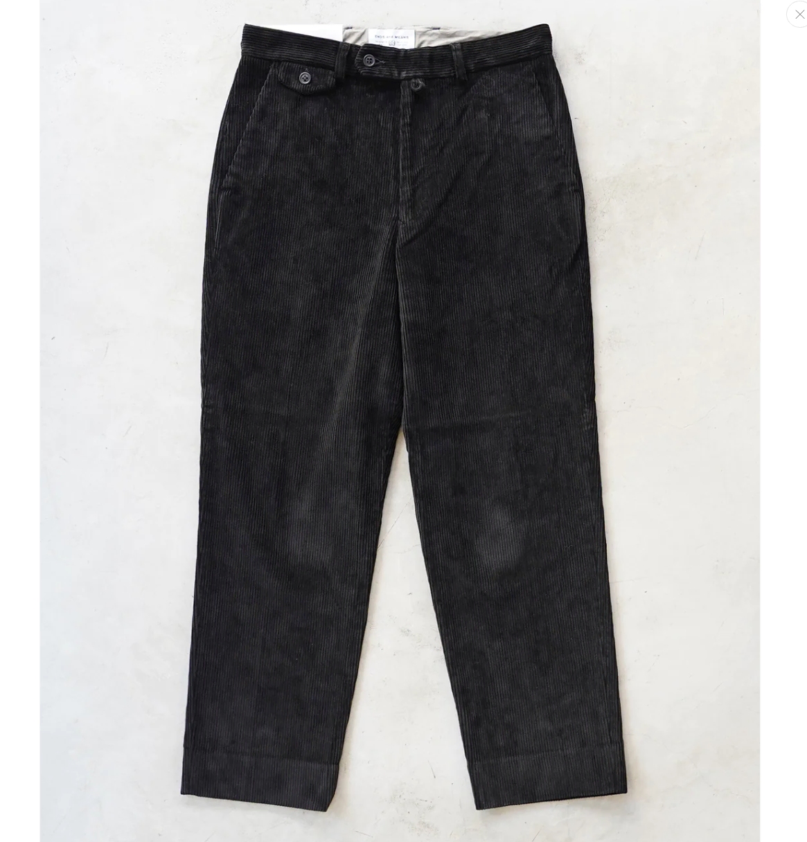 ENDS AND MEANS Ends and Means Men's Grandpa Core Corduroy Pants