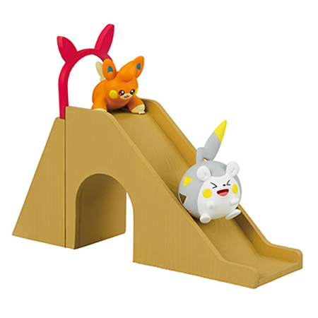 Pokemon Resin Statue Forest Playground Figures (Pamo & Togedemaru)