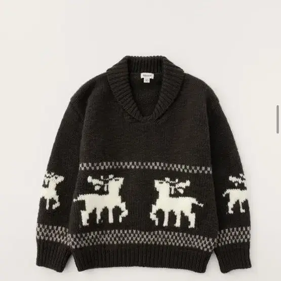 시엔느 디어 코위찬 풀오버 Deer Cowichan Pullover