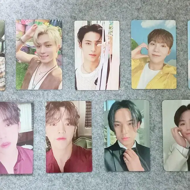 세븐틴 포카(원우, 디노, 민규, 승관, 디에잇, 쿱스, 우지)