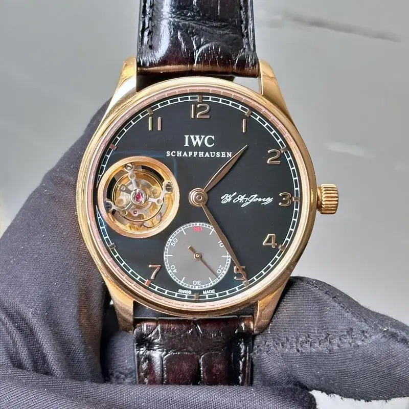 IWC 포르투기저 뚜르비옹 로즈골드 금통 전세계 500피스 한정판