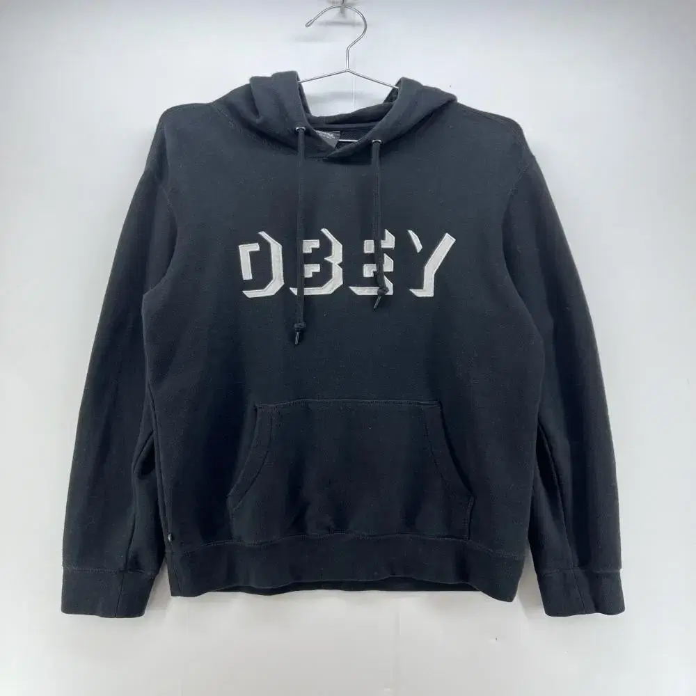 [S] OBEY 오베이 블랙 오버핏 후드티셔츠 세컨핸드 빈티지 후디