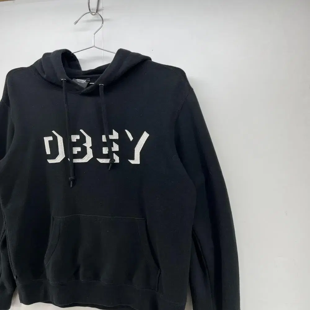 [S] OBEY 오베이 블랙 오버핏 후드티셔츠 세컨핸드 빈티지 후디