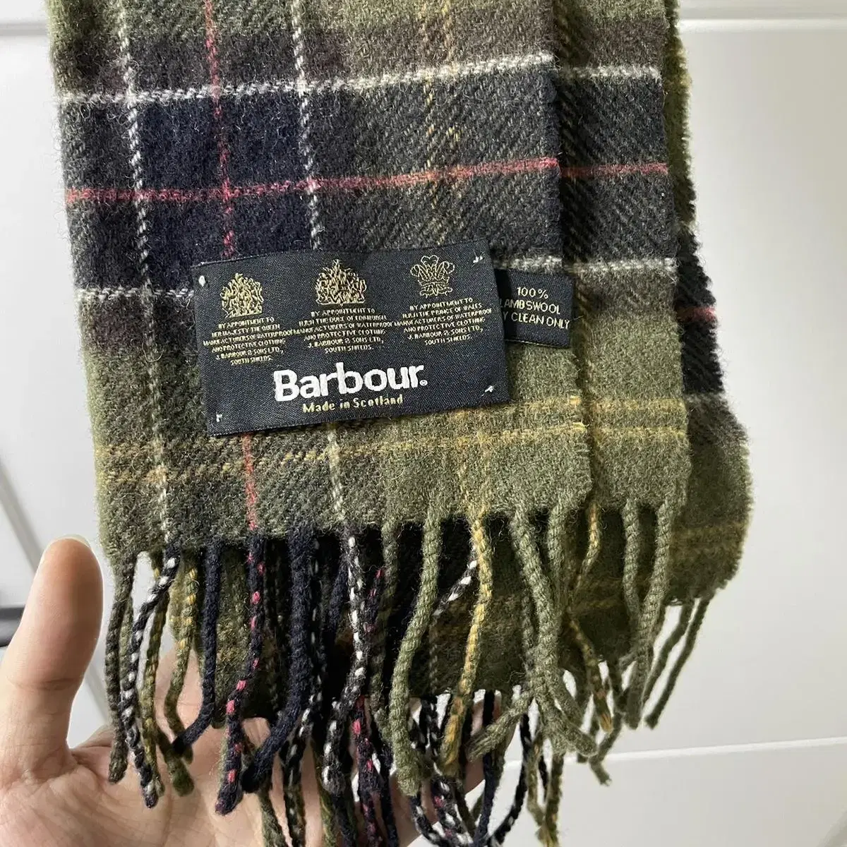 바버 Barbour 램스울 머플러 목도리 j-028