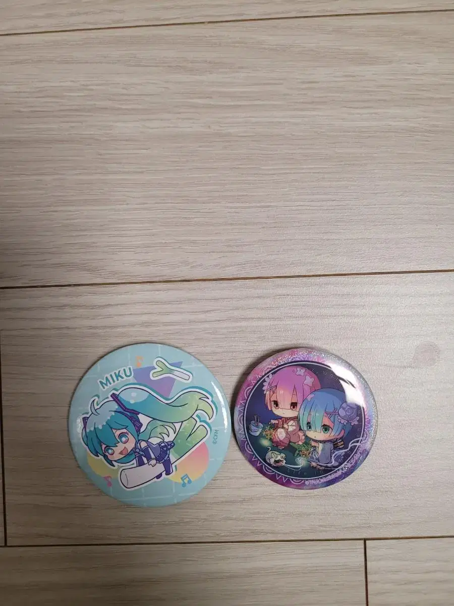 Bishoujo Goods Lizero Rem Prismatic Badge Miku Badge Keyring