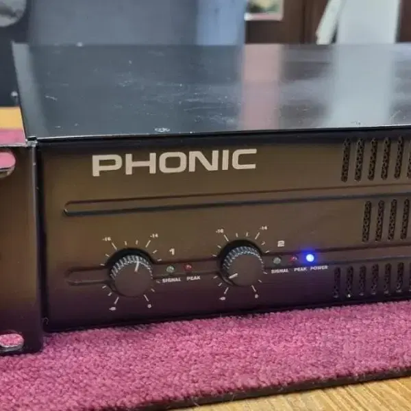 파워앰프중고 PHONIC MAX1500