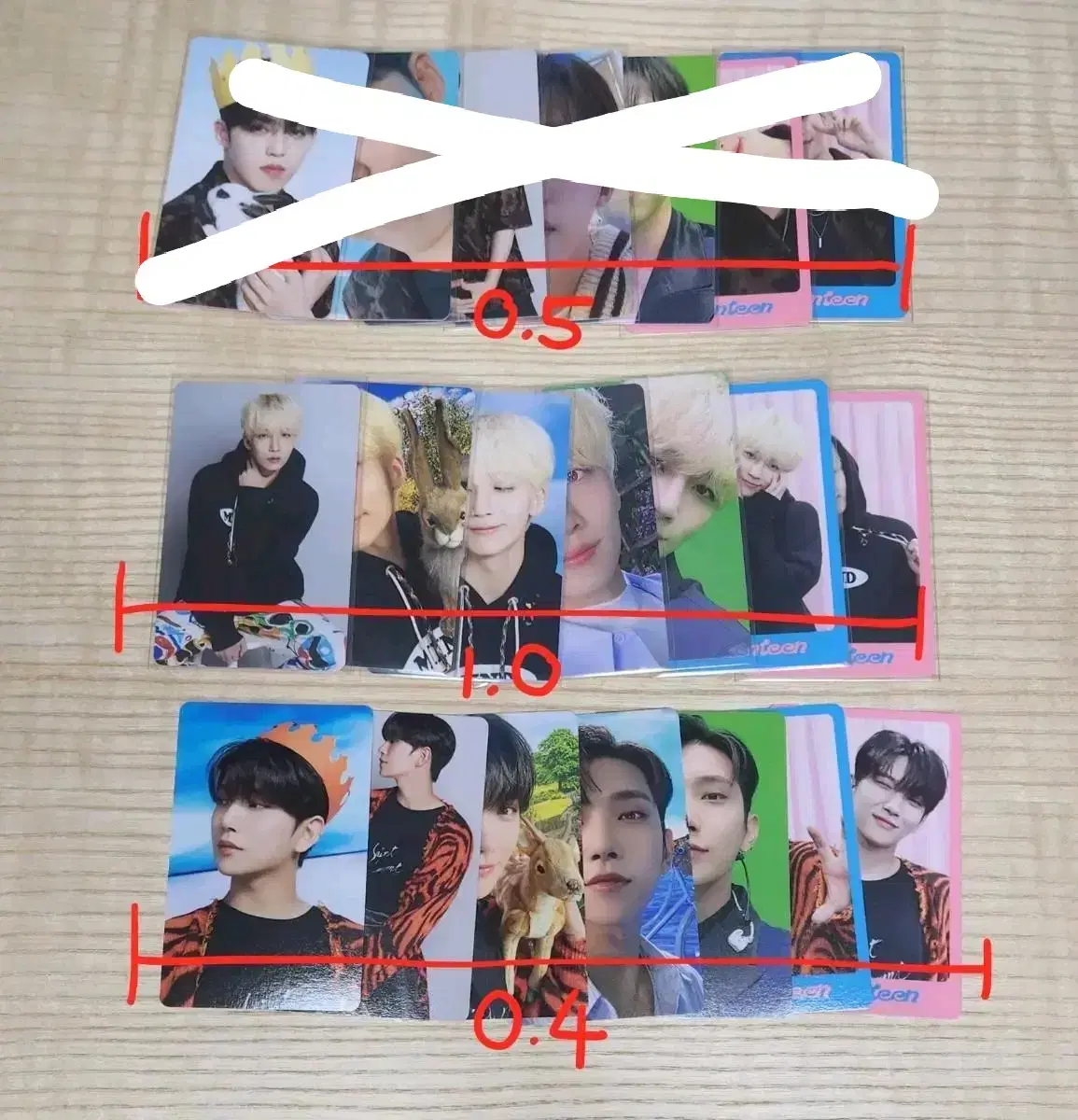 세븐틴 디아이콘 포카 판매