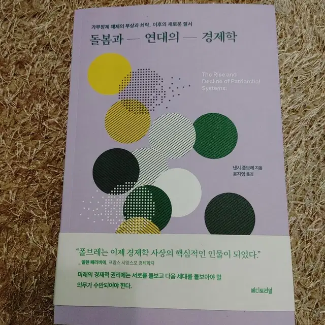 돌봄과 연대의 경제학 사회학 경제 경영 도서 책