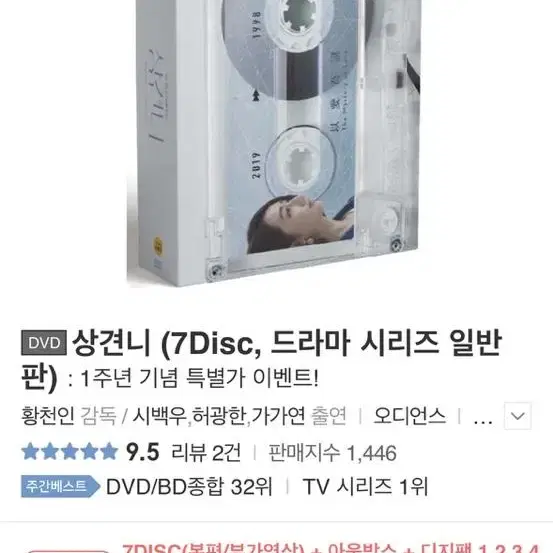 DVD) 상견니 (7Disc 드라마 시리즈 일반판) 시백우,허광한,가가연