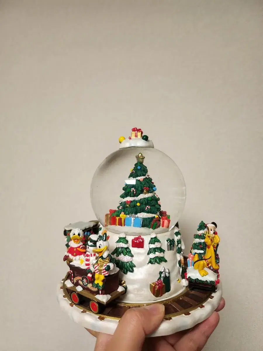 Disney Christmas Music Box Snowglobe