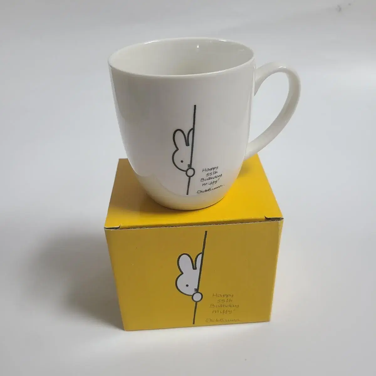 빈티지 컵 머그컵 미피 토끼 캐릭터 miffy 굿즈 그릇 소품