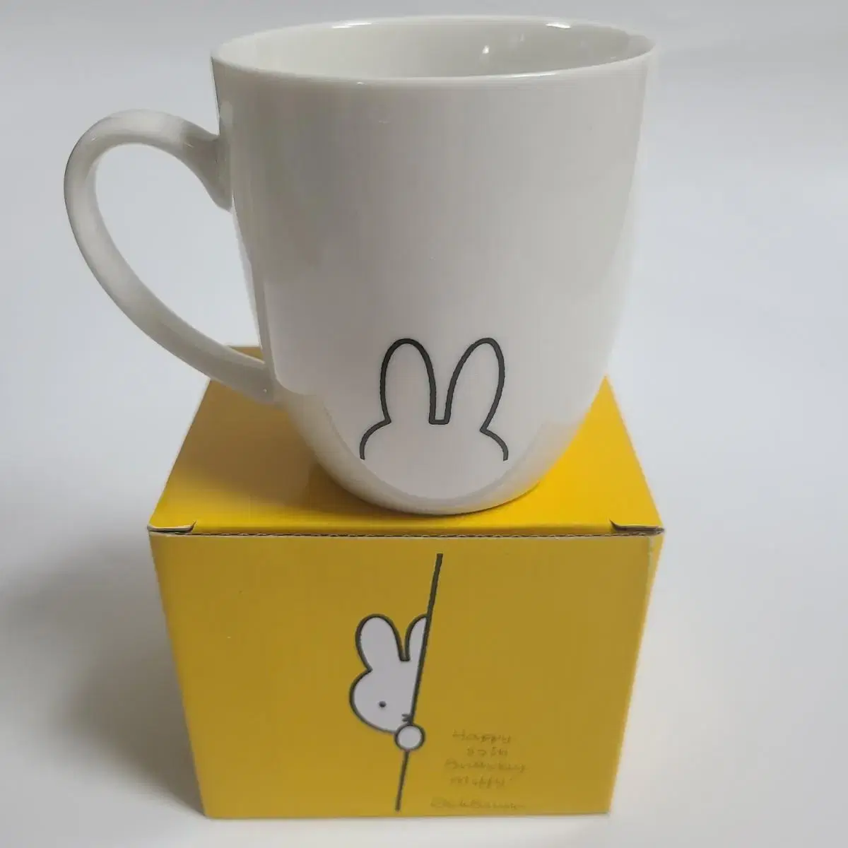 빈티지 컵 머그컵 미피 토끼 캐릭터 miffy 굿즈 그릇 소품