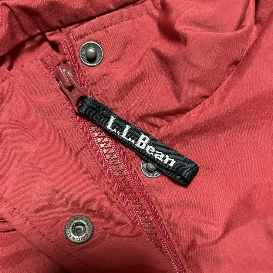 L.L Bean 엘엘빈 버건디 나일론 윈드코트(M)