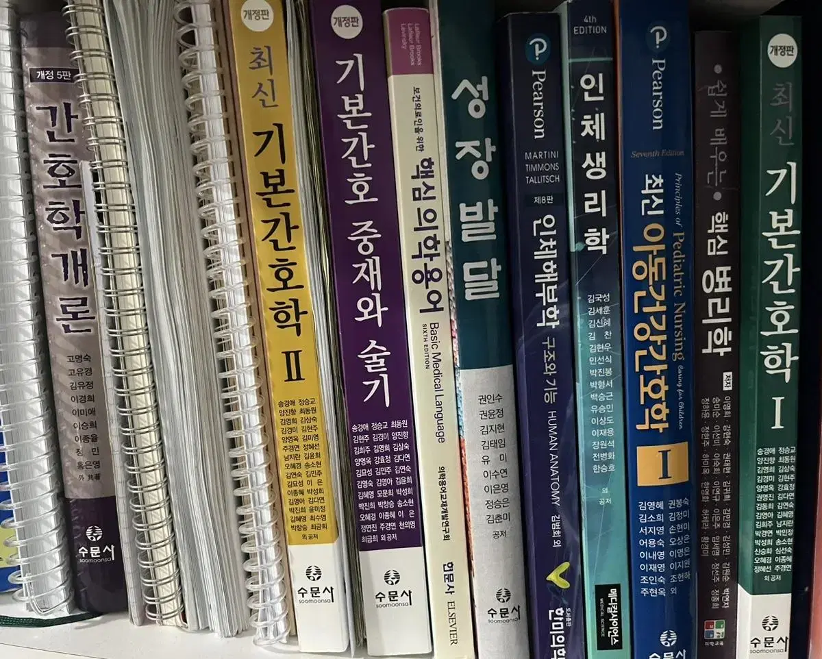 간호학개론, 기본간호학, 기본간호학실습 등 수문사