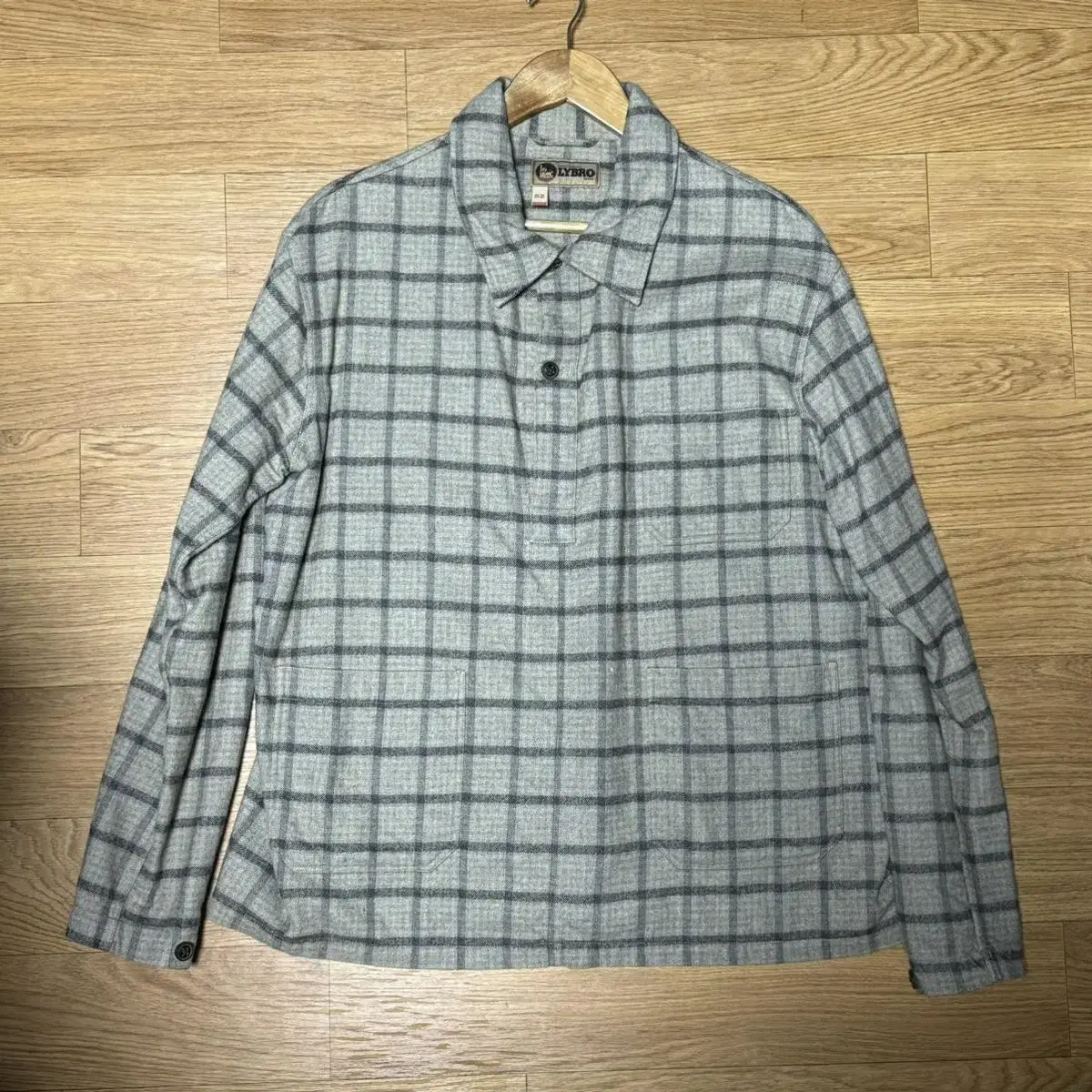 나이젤 카본 Nigel Cabourn 풀오버 셔츠 POH 하프 셔츠 52