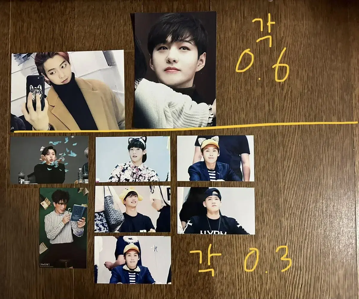 btob unofficial goods photocard sell postcards photocards