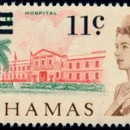 1966 엘리자벳 우표 ( Bahamas )