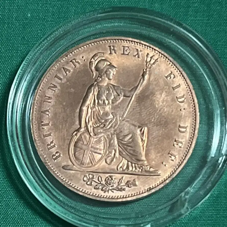 1826년 George IV  Half penny(동주화)-미사용