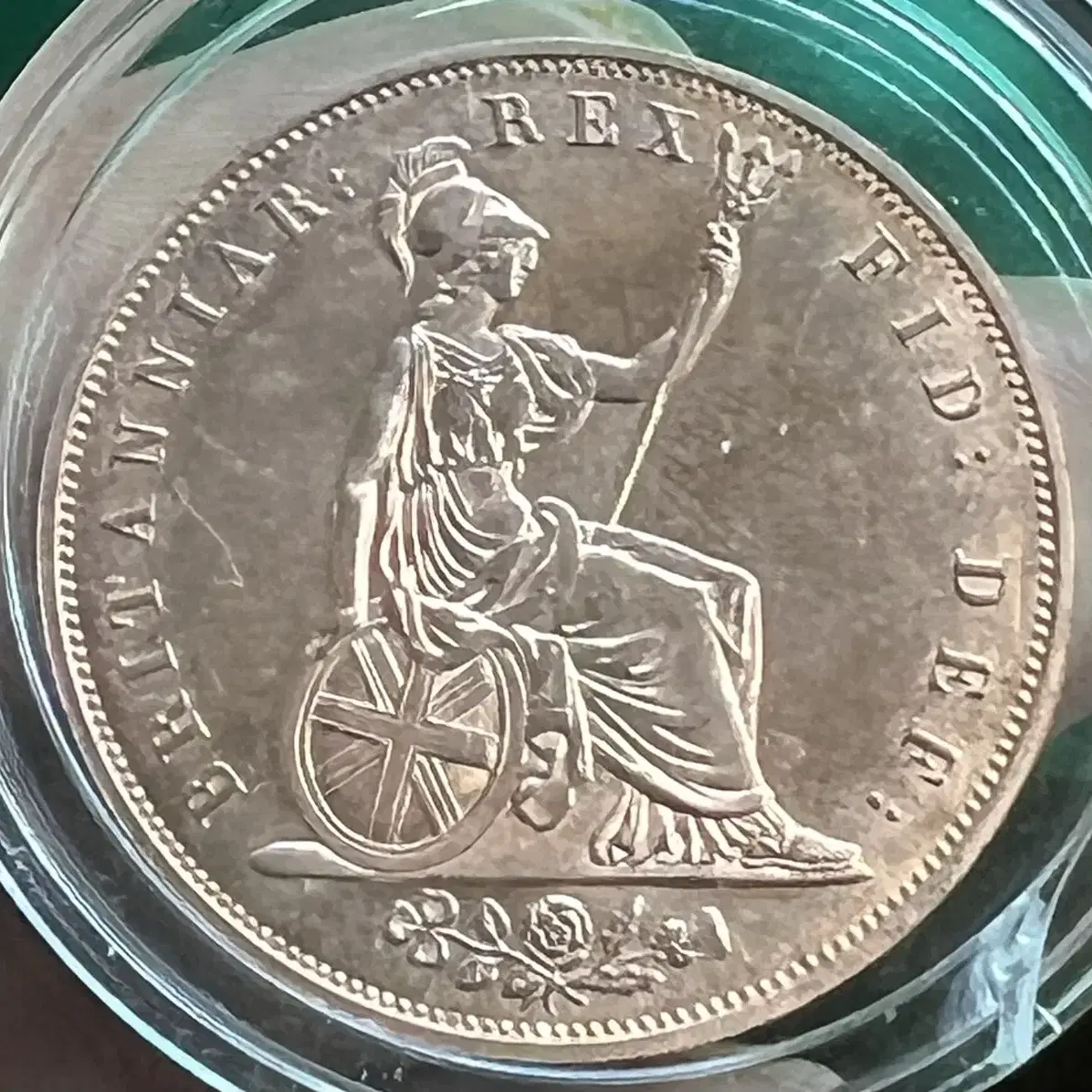 1826년 George IV  Half penny(동주화)-미사용