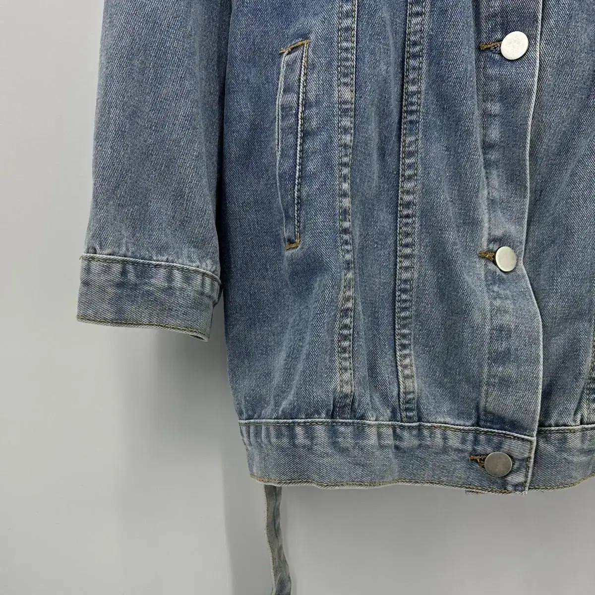 롱 청자켓 코트 (F size / DENIM)