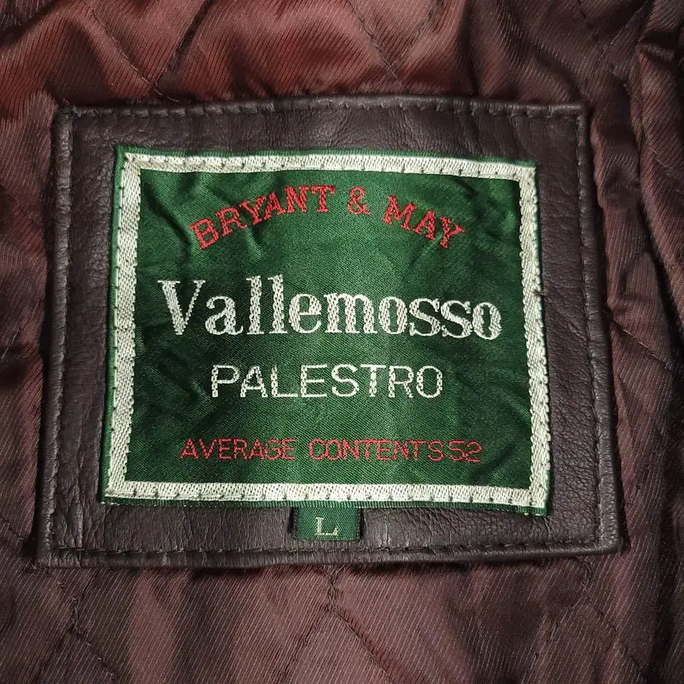 VALLEMOSSO PALESTRO 딥브라운 양가죽 램스킨 카라넥 롱 레