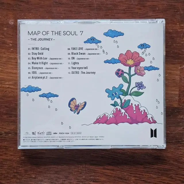 방탄소년단 MAP OF THE SOUL 7 한정반 일본 CD 중고