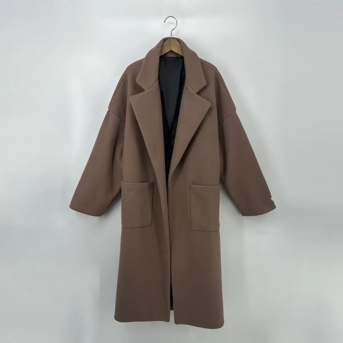 베이직 롱 코트 (F size / BROWN)