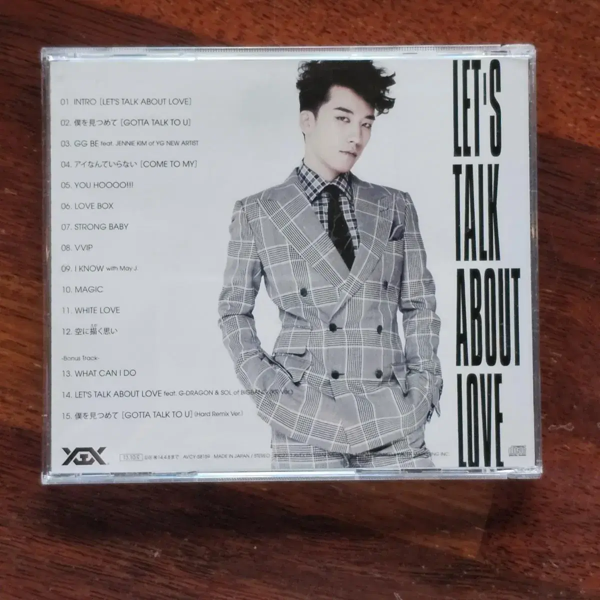 승리 LETS TALK ABOUT LOVE 일본 CD 중고