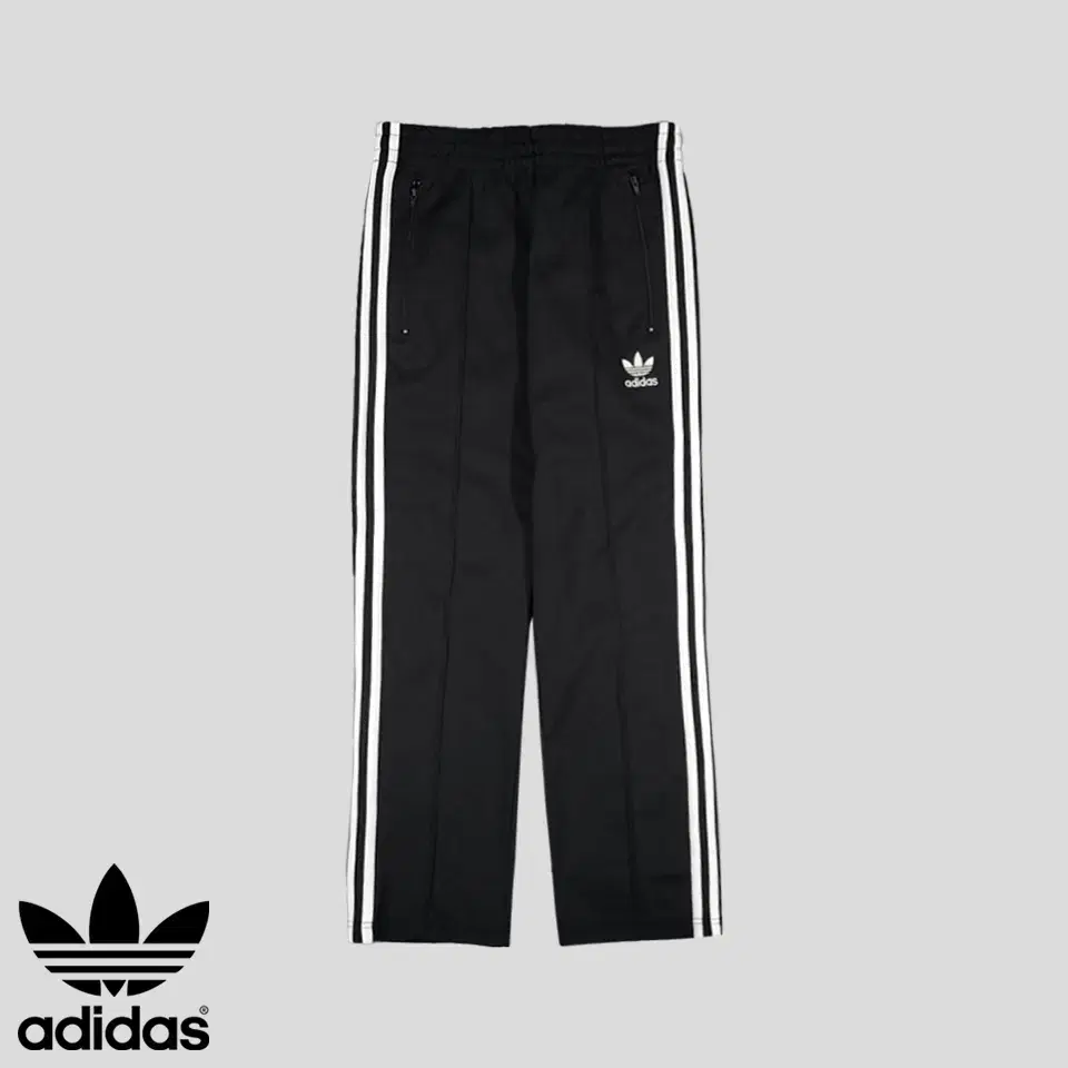 Adidas Black White Three-Wire Banded Europa Jersey Sweatpants 26-29