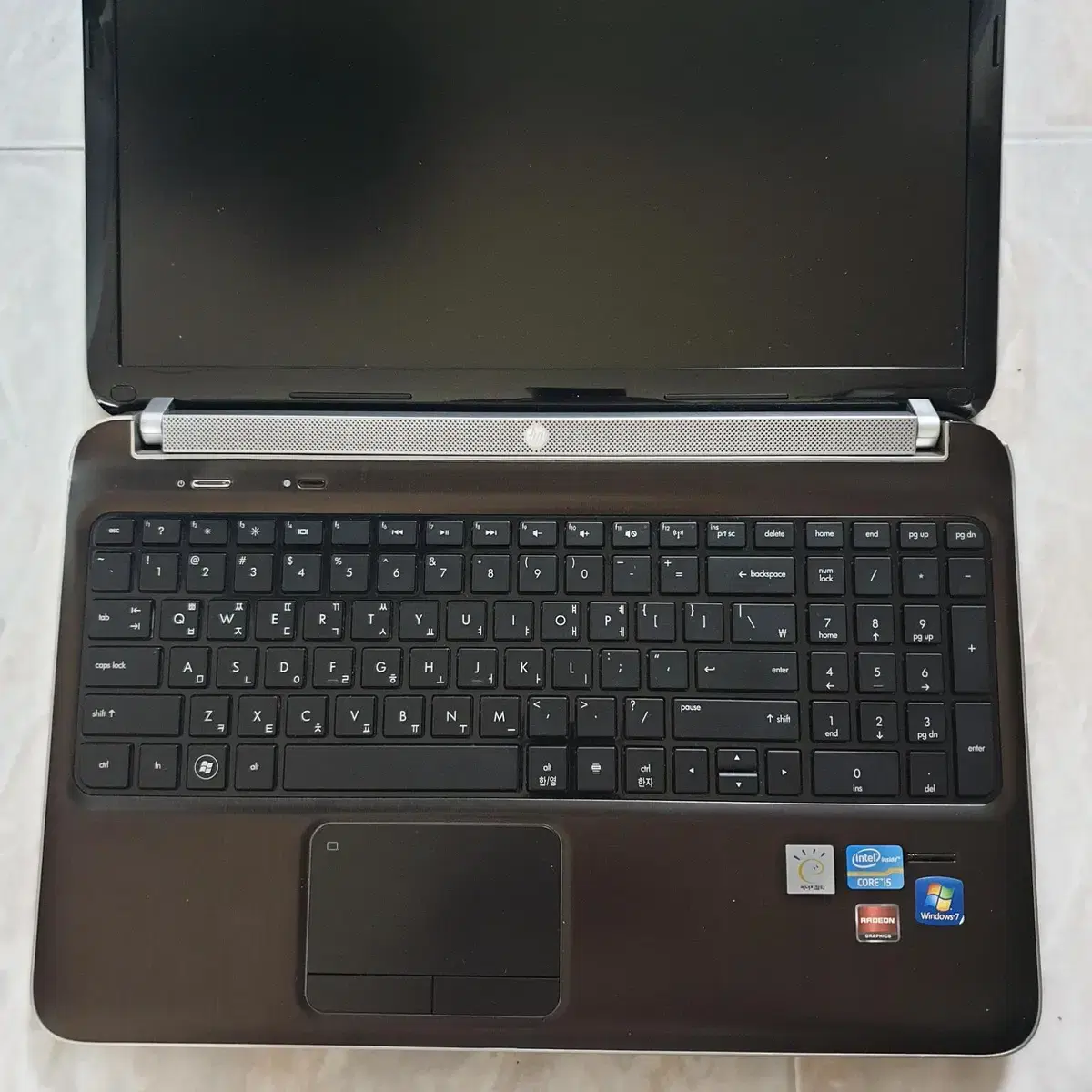 노트북 HP dv6 i5 2450 ssd120g 램8g 12만원