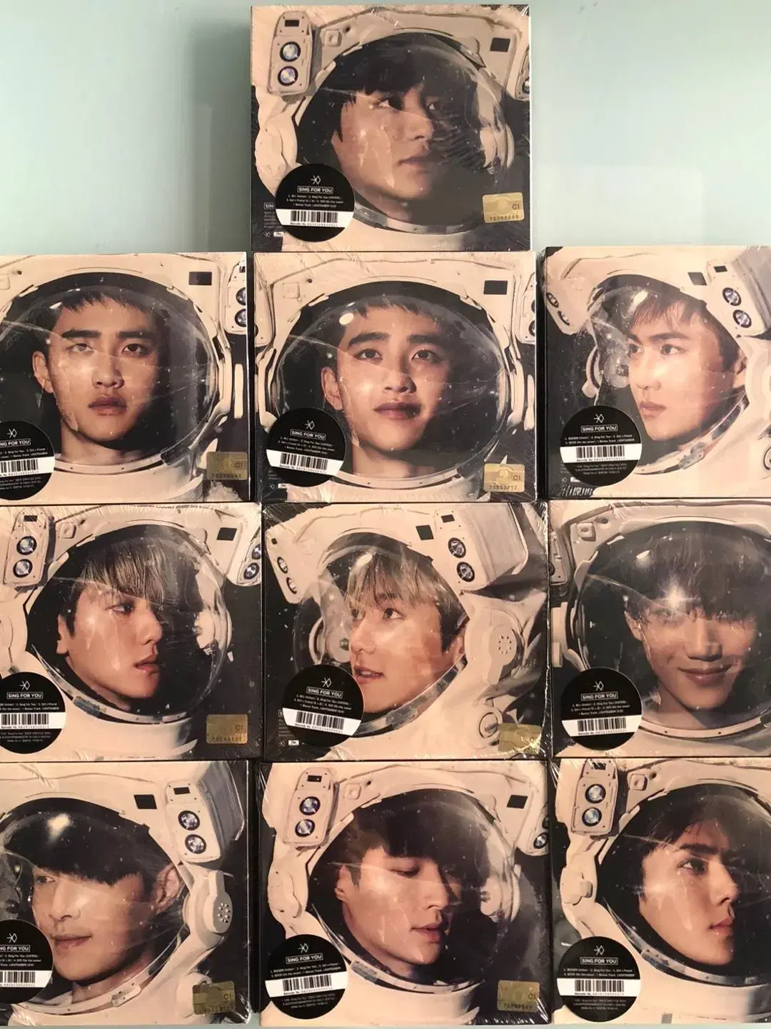 Unsealed exo Singpo U Puzzle album baekhyun d.o. kai chanyeol sehun lay Suho